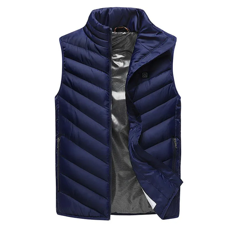 

Men's Winter Outdoor Heated Smart USB Work Heating Sleeveless Jacket Coats Adjustable Temperature Control Safety Clothing DSY001