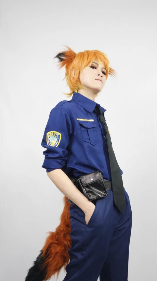 Nick Wilde Judy Hopps Cosplay Costume 11