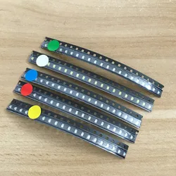 Kit de led SMD 100, diodo de luz LED rojo/verde/azul/amarillo/blanco, 5 colores, 0805 unidades, envío gratis KIT