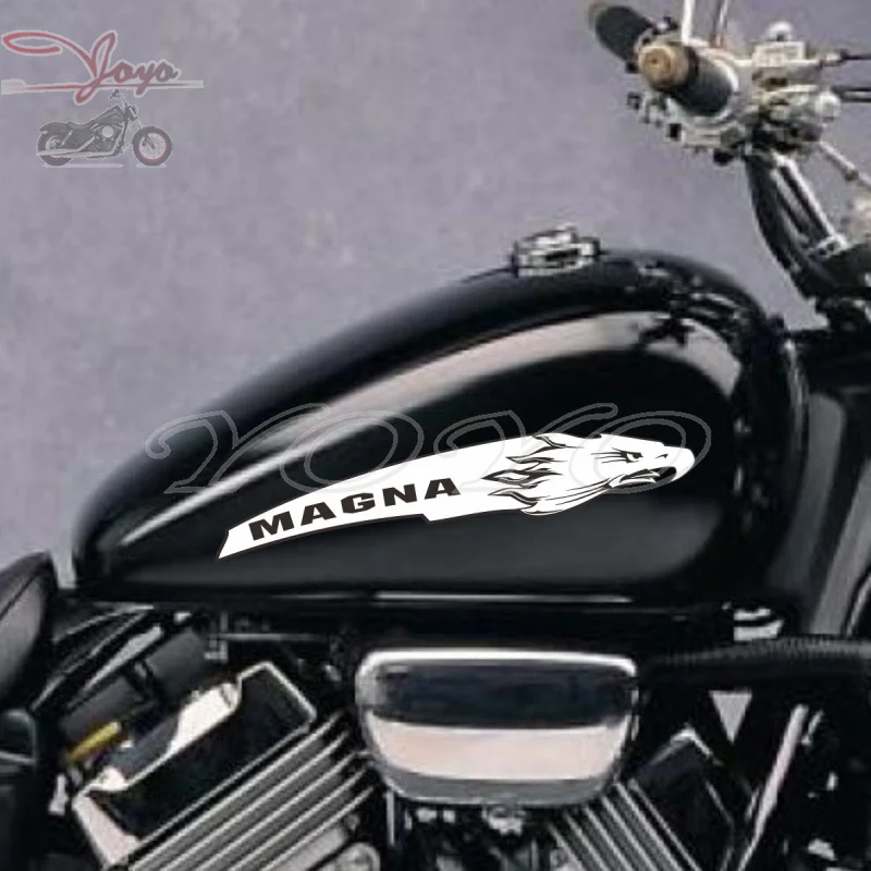 Custom Letters Decals Eagle Head Logo Sticker Gas Tank Stickers Vinyl Decal For Honda Magna MG50 VT250C VF500C VF700C VF750C VF1