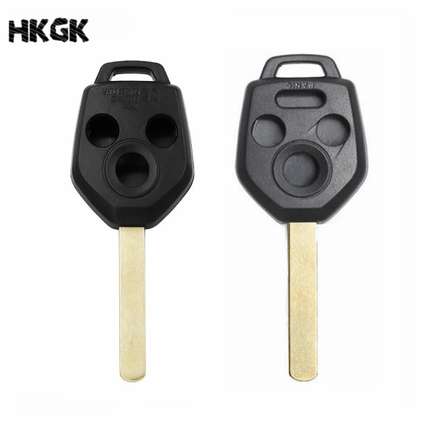 

3 Button Uncut Remote Key Shell Case with NO. 65 Uncut Blade for Subaru Legacy Outback XV Forester