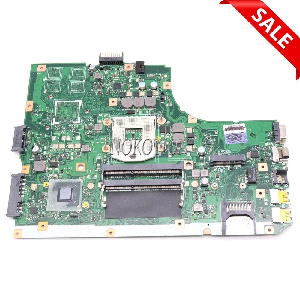 NOKOTION Laptop Motherboard For Asus k55V K55VD REV3.0 60-N89MB1300-B02 HM76 DDR3 Main Board intel HD GMA GPU