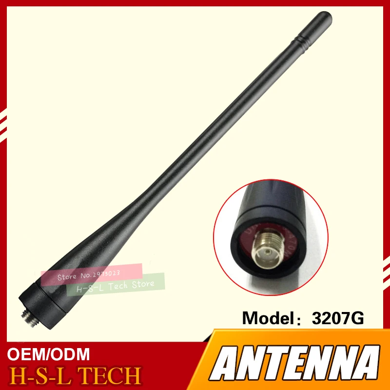 Bộ Đàm Cao Su Ăng Ten 400-470 MHz Smafemale 2 Chiều Đài Phát Thanh Ăng Ten Cho Máy Bộ Đàm Kenwood TK-3207G TK-U100 TK-3000 TK-3127 TK-3317