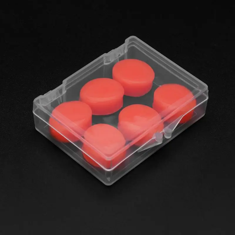 

Free 6PCS Earplugs Protective Ear Plugs Silicone Soft Waterproof Anti-noise Earbud Protector Swimming Showering Water Sports