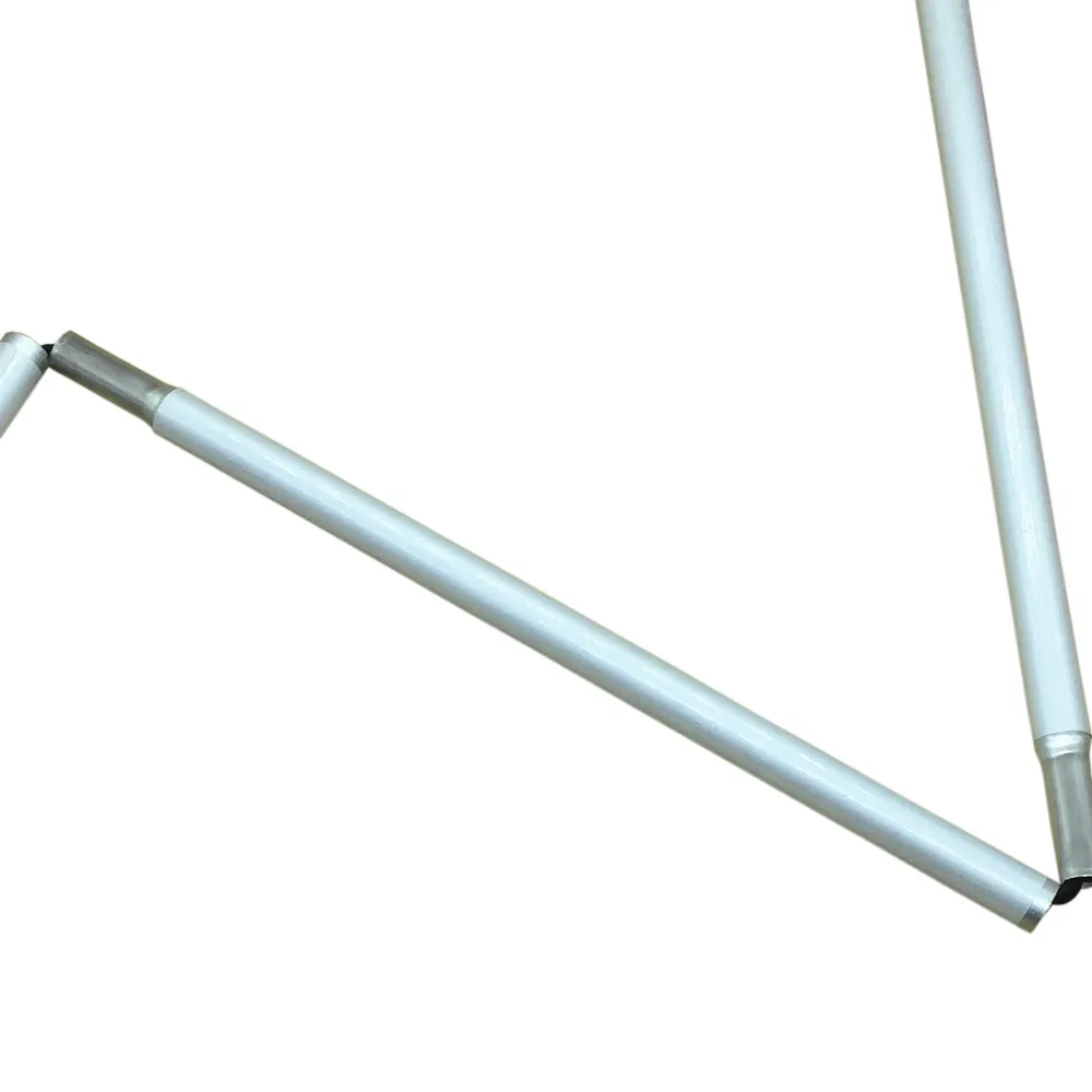 125 سنتيمتر-155 سنتيمتر ، الألومنيوم التنقل للطي قصب أبيض مع مقبض أسود للمكفوفين (طيات أسفل 6 أقسام)