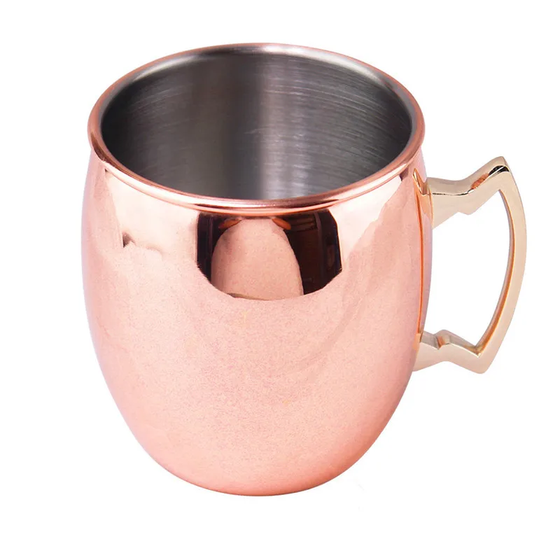 Steel Moscow Mule Mug Plated Beer Wine Cup Cocktail Mug With Handle