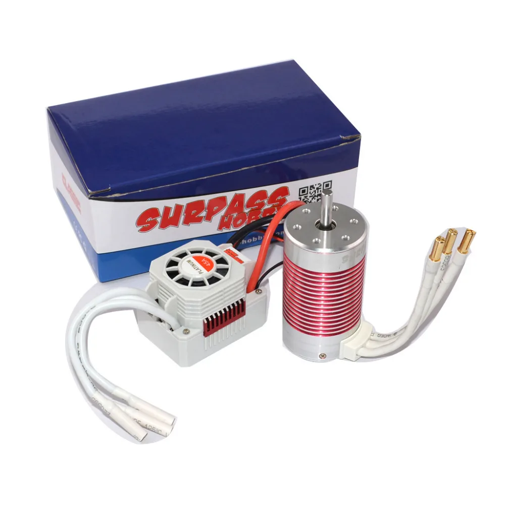 Platinum Waterproof 3665 3100KV 2600KV 2100KV Brushless Motor with 60A ESC for RC Car 1/10 Motor RC Rock Crawler