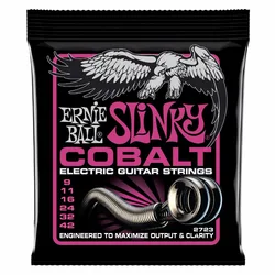 Ernie Ball 2723 Cobalt Super Slinky Electric Guitar Strings 090-043