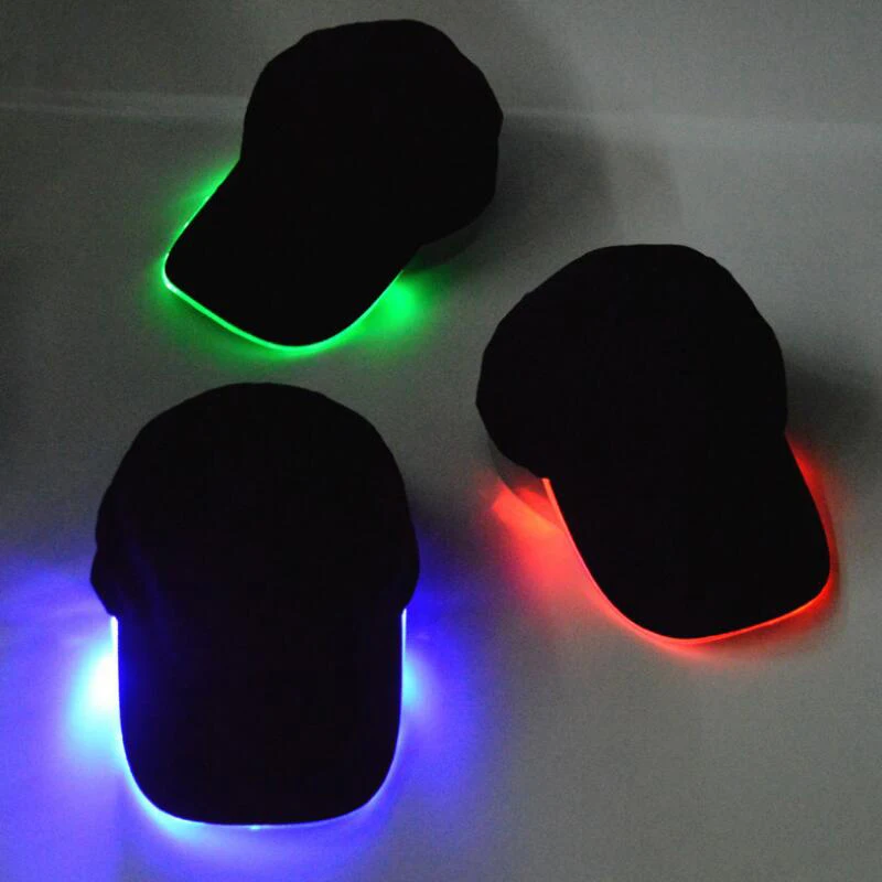 LED Headlamp Baseball Cap Travel Night Safe and Convenient Hat With LED Head Light Flashlight For Bicycle Night Fishing Running