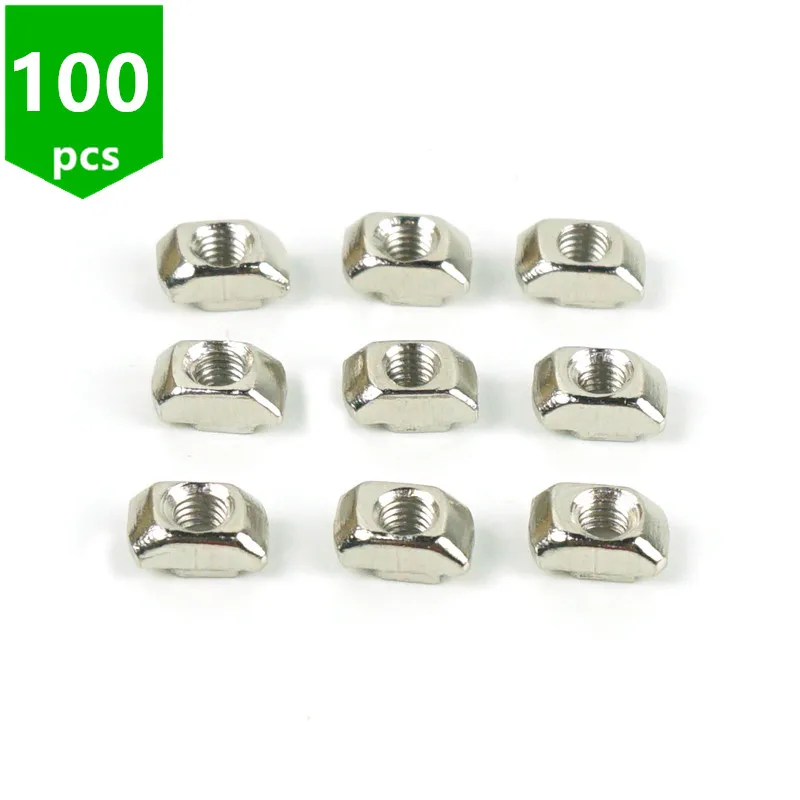 SWMAKER Reprap CNC V-slot M3/M4/M5 drop in tee nut pack *100 pcs