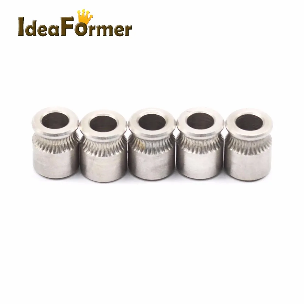 IdeaFormer 3D Printer MK8 Drive Gear Pulley 3D Printer Extruder Head Reprap 1.75 and 3 mm Filament 3D Printer Accessories