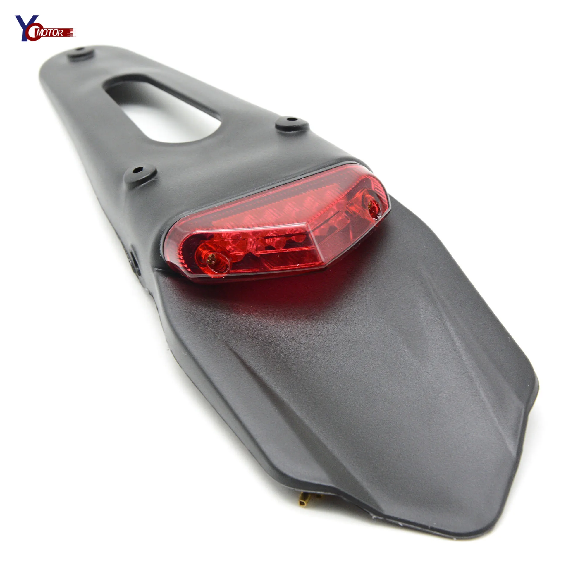 Motorcycle Trial Bike LED Brake Stop Rear Tail Light Mountain Bicycle Refit Back Fender Mudguard Lamp FOR 350EXC-F/SIX DAYS