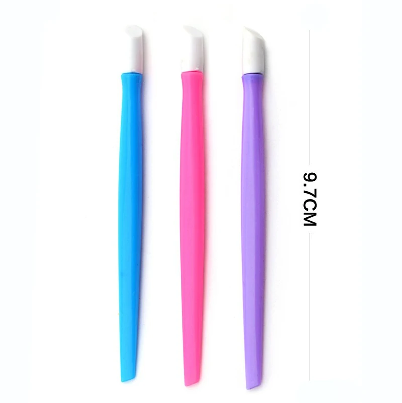 Nail Cuticle Remover New Design Professional Plastic High Quality Cuticle Stick Pen Spoon Cut Nail Pusher Manicure Care Tools - 图片 6