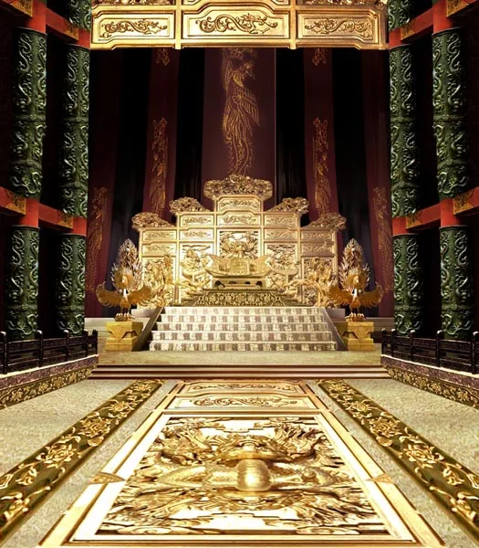 Gold throne Photo backgrounds pictures King portrait shooting photography backdrops for photo studio props fotografia CM-7025