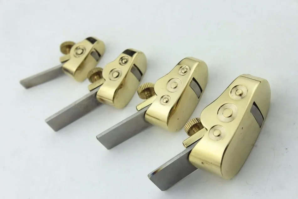 4 pcs new style convex bottom brass planes, Violin/guitar making tools