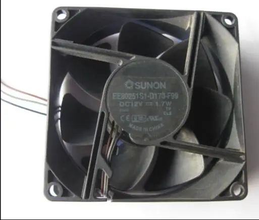 Heat dissipation fan of  EE80251S1-D170-F99 8025 12V 1.7W projector