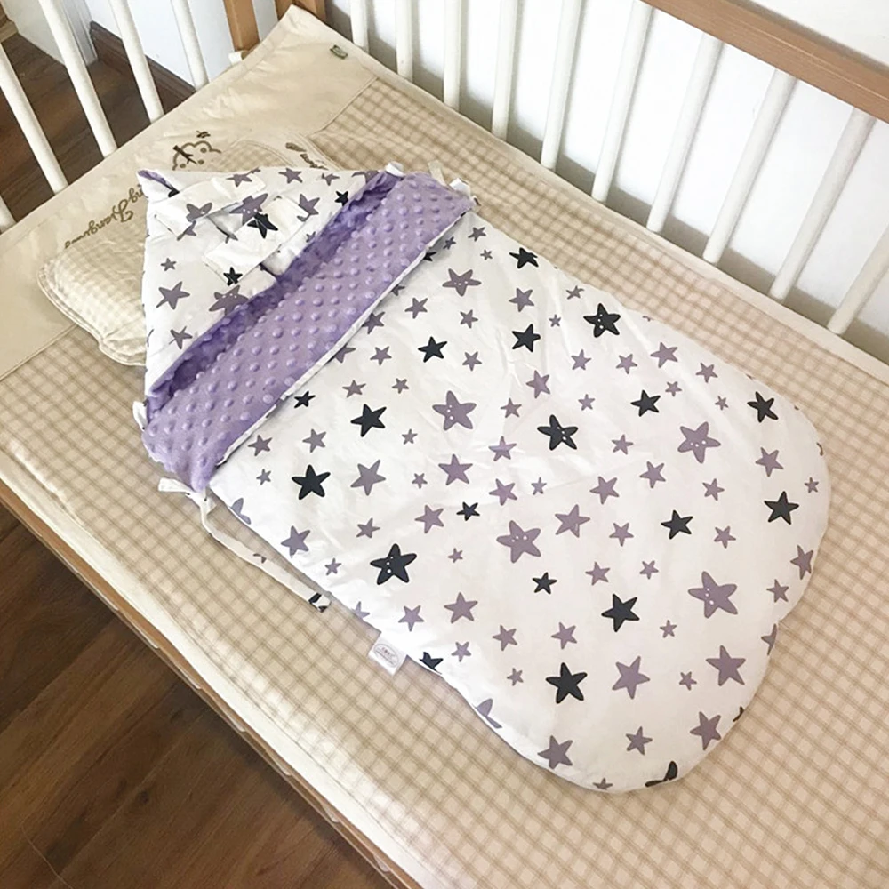 Baby Sleeping Bag Envelope Swaddle Sack For Newborn Baby Cocoon Outer Horse Pattern Diaper Cocoon For Newborns Sleep Bag Baby