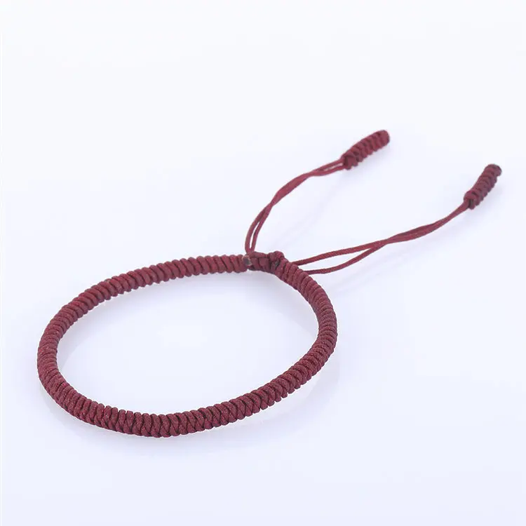 Handmade Knots Rope Bracelet Tibetan Buddhist Lucky Charm Tibetan Bracelets & Bangles For Women Men Gift