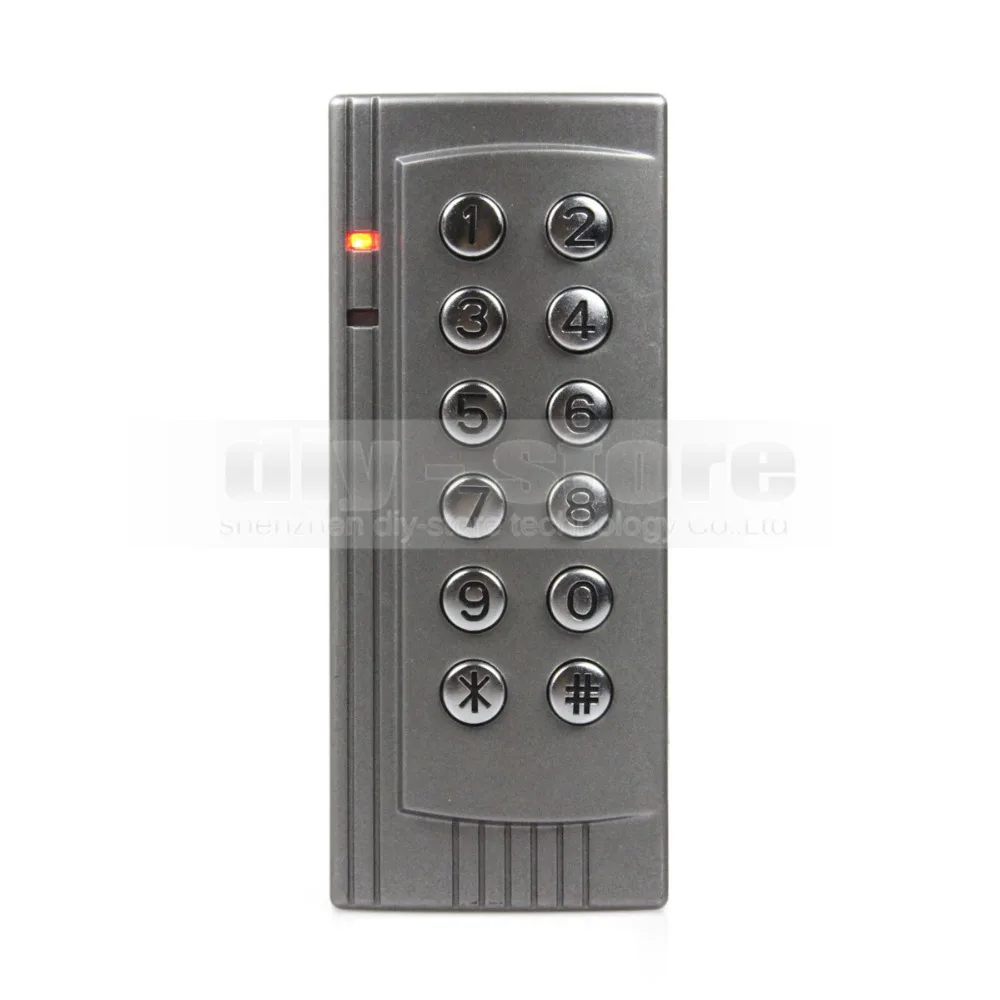 DIYSECUR RFID 125KHz Reader Keypad Access Control System Security Kit + Electric Strike Door Lock + Power Supply K4