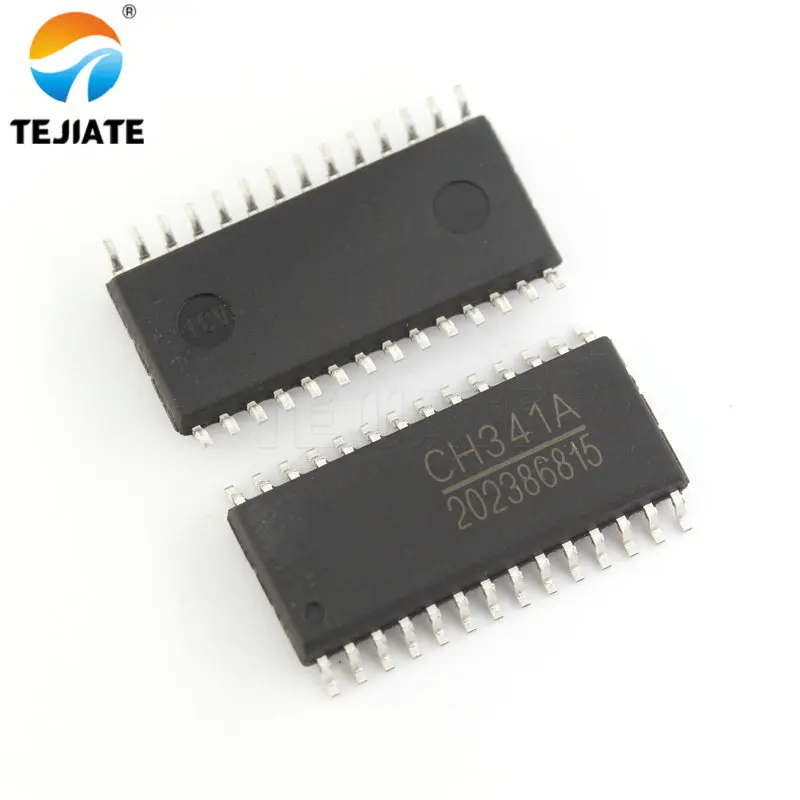 WCH341A WCH341 patch SOP-28 USB serial chip Serial port chip CH341A CH341 SMD SOP-28 USB chip programmer