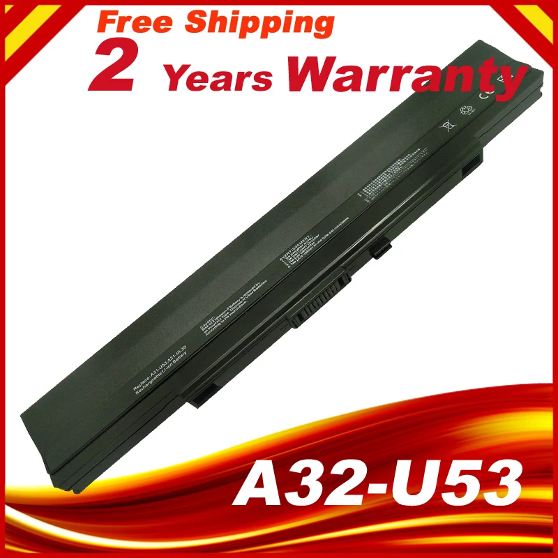 

HSW Laptop Battery For Asus U33J U35F U35J U43F U43J U45J U52 U52F U53FA31-U53 A32-U53 A41-U53 A42-U53