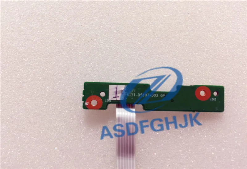 Original FOR Clevo XMG p150hm LED Light Indicator/display board 6-71-x5107-d03 100% Test ok