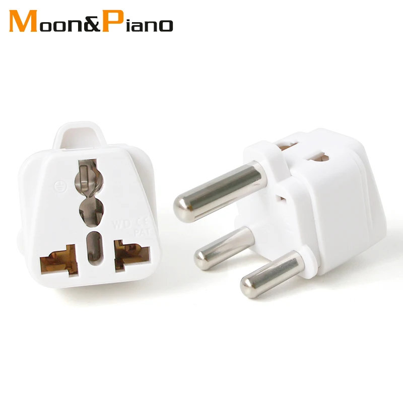 Cỡ Lớn Nam Châu Phi Phích Cắm Chuyển Đổi Ổ Cắm Điện Cắm Hai Trong Một Adapter 250V 10A Du Lịch Ở Ấn Độ Chad Nepal sri Lanka