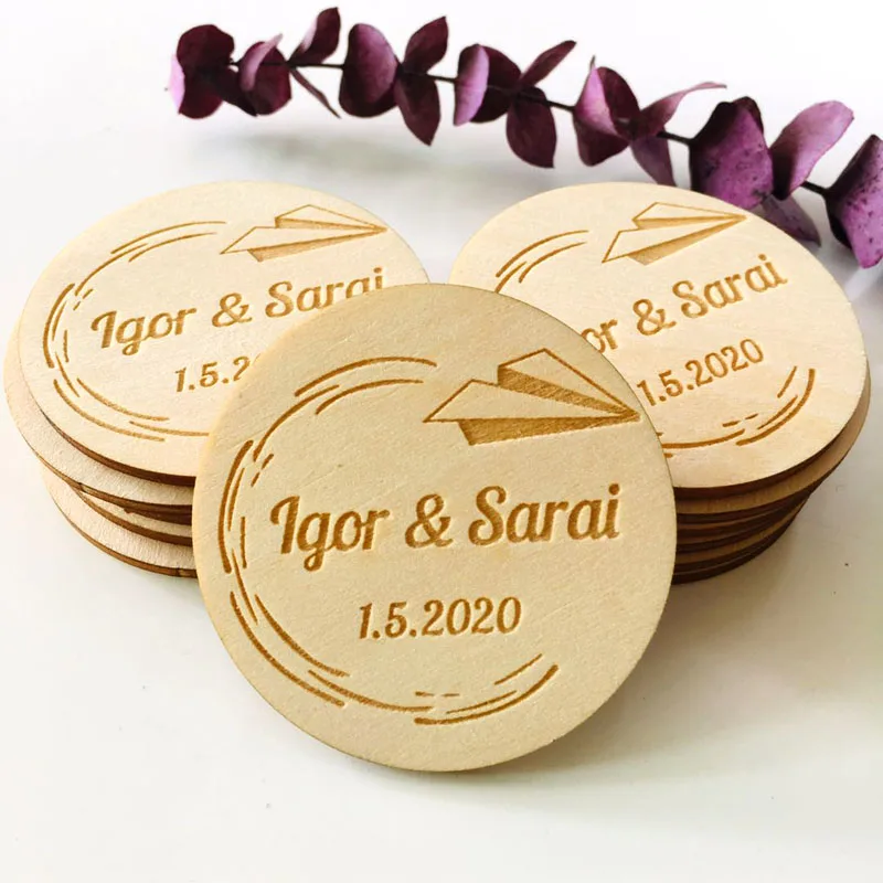 Custom Wooden Magne…