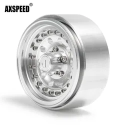 AXSPEED  Metal Alloy 1.9 inch Beadlock Wheel Rims Hub For 1/10 RC Crawler Car SCX10 SCX10II 90046 TRX4 D90 D110 CC01