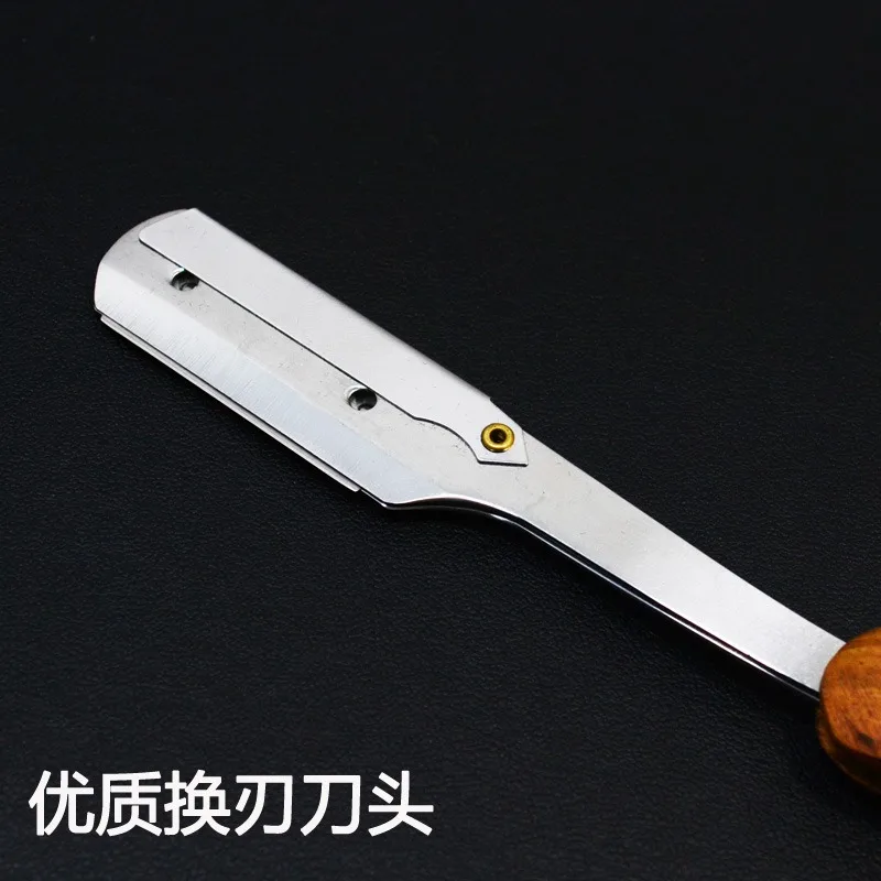 Folding Shaving Knife Vintage Straight Razors Stainless Steel Hair Remover Eyebrow Shaver Professional Barber Hair Manual Sale