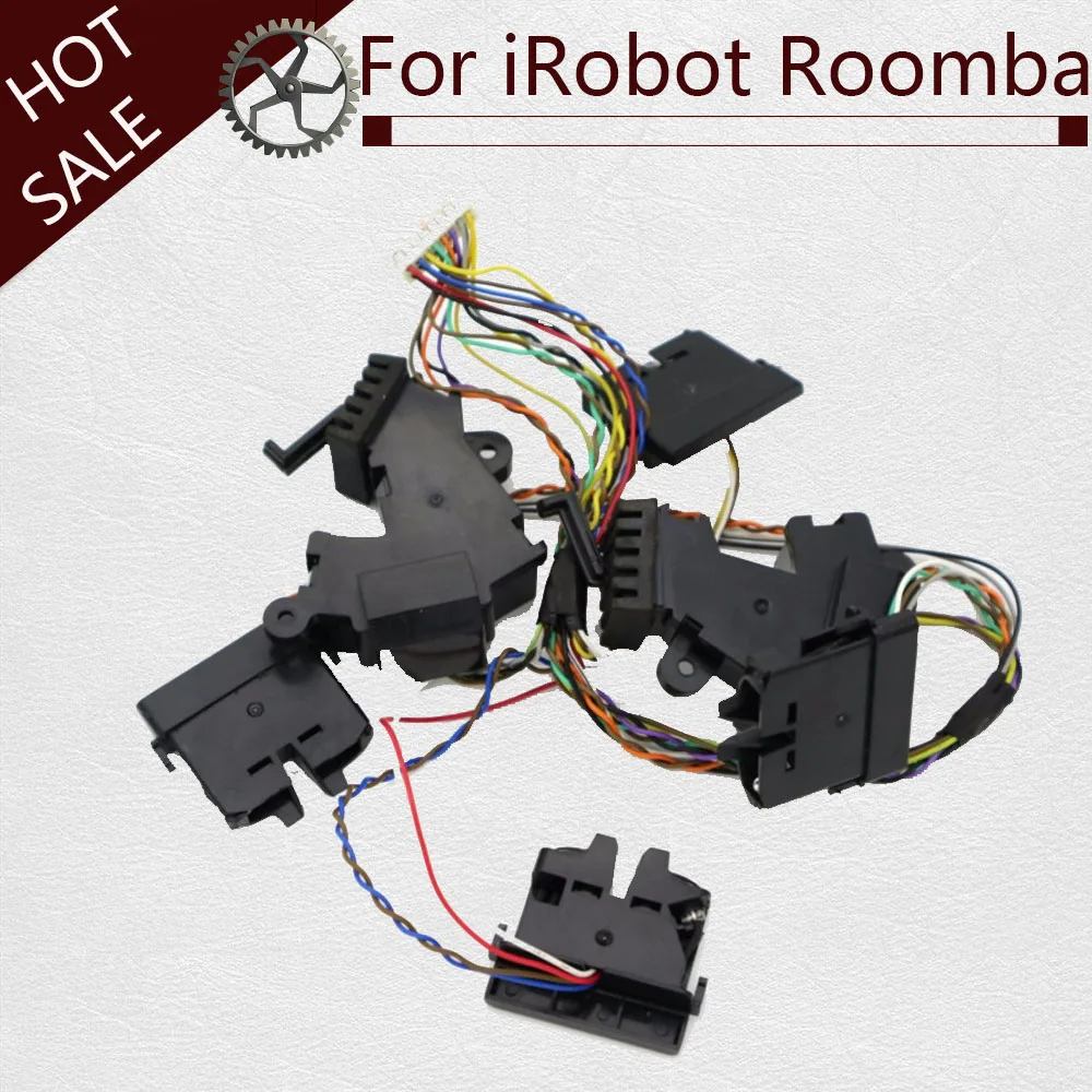 Original cleaner robot Assembly accessories parts Cliff Sensors Bumper Sensor for all irobot Roomba 500 600 700 800 series