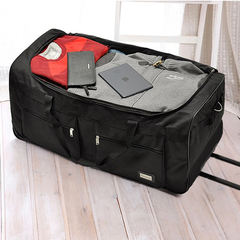 GrasoDream 32 "40" Pollici super grande sacchetto dei bagagli di rotolamento grande trolley All'aperto borsa da viaggio di tela altezza 100 centimetri spinner marca valigia