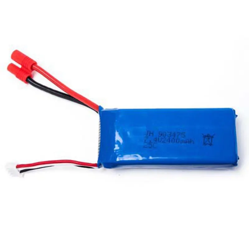 Nowa ulepszona wersja 7.4v 2400mah bateria lipo dla Syma X8W X8C X8G KAIDENG K70 K70C K70W K70F zdalnie sterowany quadcopter RC bateria do drona