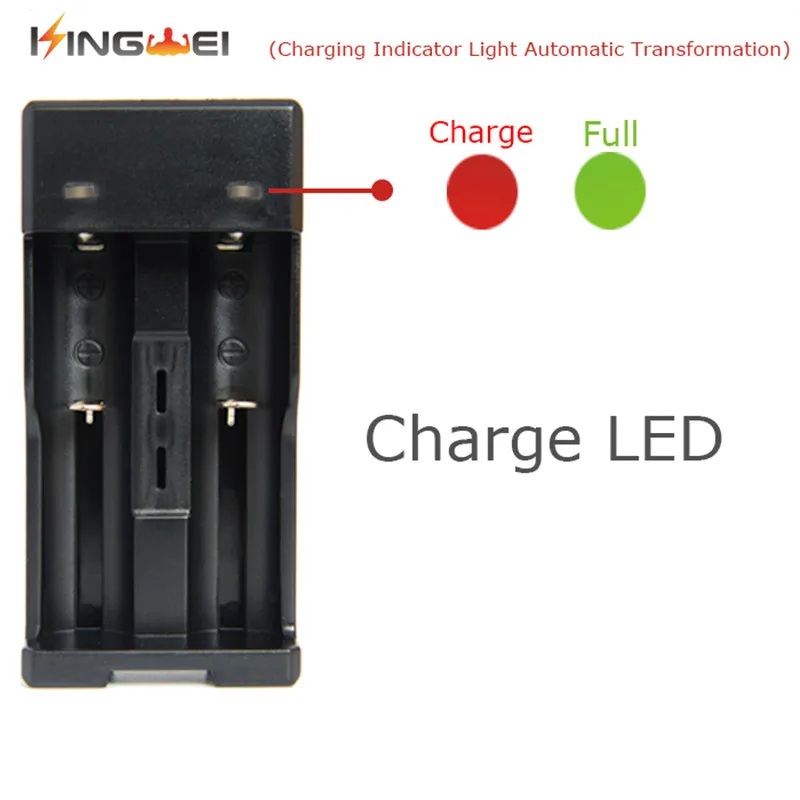 

10pcs KingWei Electric Double Battery Charger Dual Battery Charger Rechargeable Charger Equip With USB Suit 3.7v Batteries