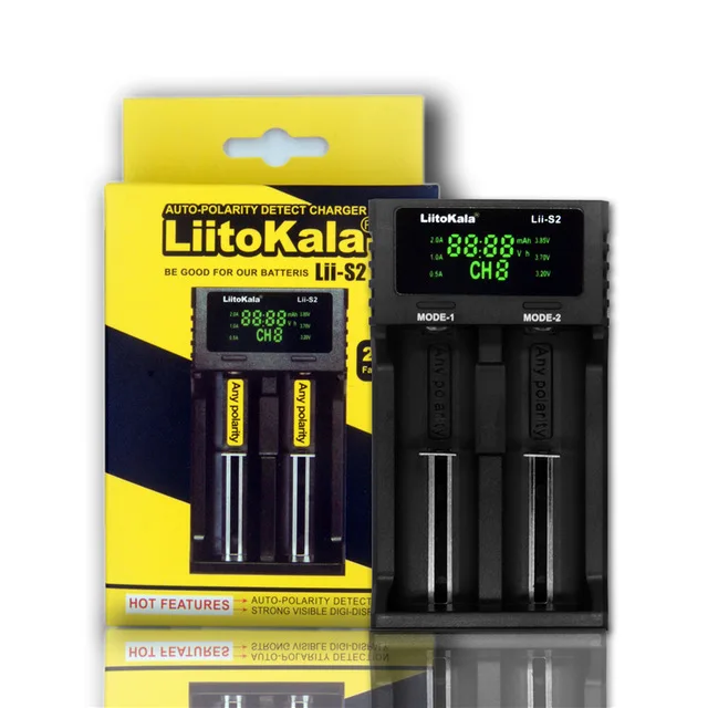 Liitokala lii-100B Lii-S1 LiiS2 LiiS4 caricabatterie 18650 C per batterie 18650 26650 20700 18350 AA AAA