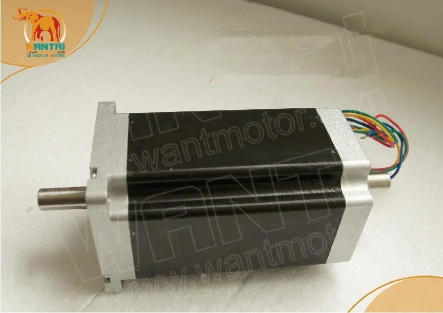 Good Price! CNC Wantai 3 Axis Nema34 stepper Motor Dual Shaft 85BYGH450C-012B 1600oz-in+Driver DQ860MA 7.8A 80V 256Micro