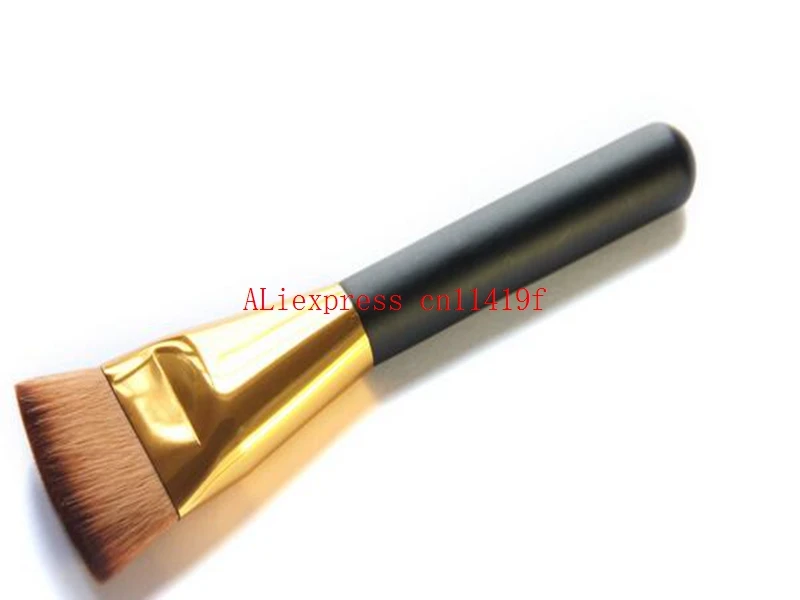 300pcs  Single Professional Flat Contour Foundation Blush Brush Face Makeup Big Powder Brushes Synthetic Hair Cosmetics Tools