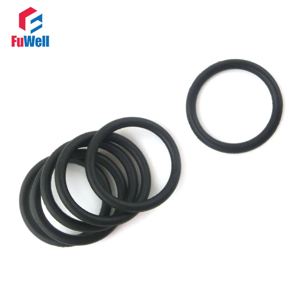 

50pcs 1.9mm Thickness Nitrile Rubber O Ring Seals 77/80/85/90/95/100/105/110/115/120mm OD NBR Oil Resistance O-ring Gaskets