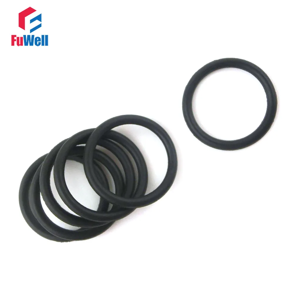 50pcs 1.9mm Thickness Nitrile Rubber O Ring Seals 77/80/85/90/95/100/105/110/115/120mm OD NBR Oil Resistance O-ring Gaskets