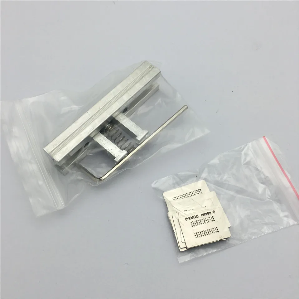 Free shopping 12 pcs. Memory is directly heated reballing Stencils Template + BGA Reballing Station