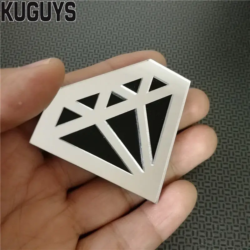 KUGUYS Geometric Gold Silver Color Ring for Women Fashion Acrylic Jewelry Hyperbole HipHop Large Big Finger Accessories