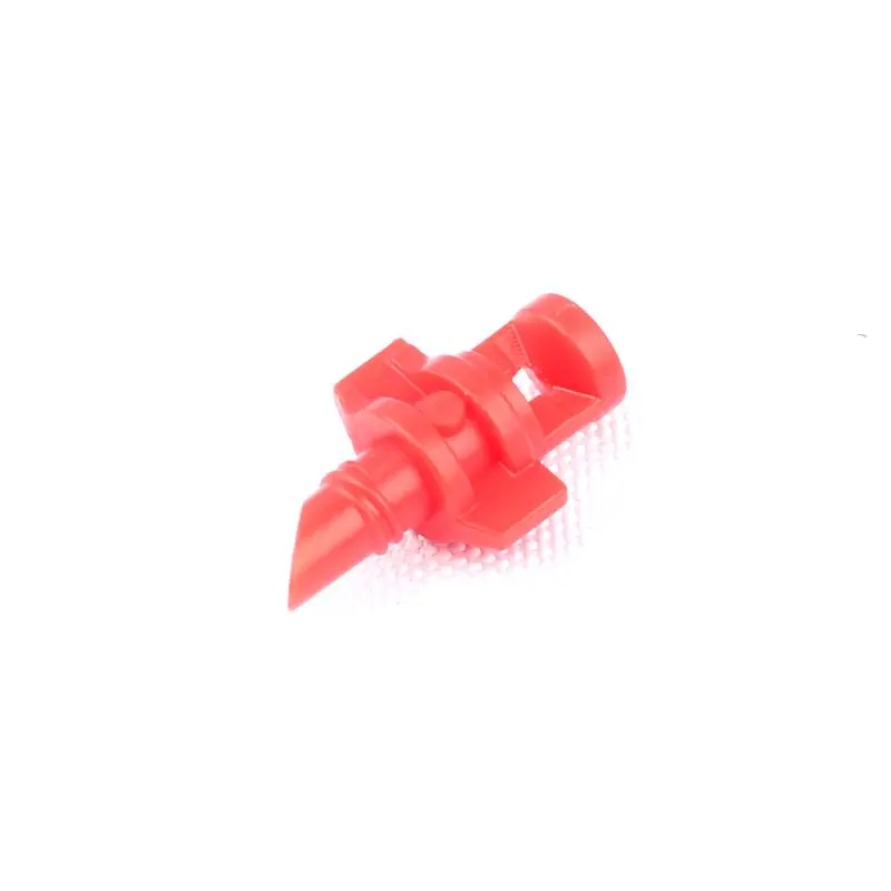 60 pcs 360 Degree Irrigation Sprinkler Red Insert Spray Refraction Nozzle Spray Nozzles Flower Fruit Tree Irrigation Nozzle