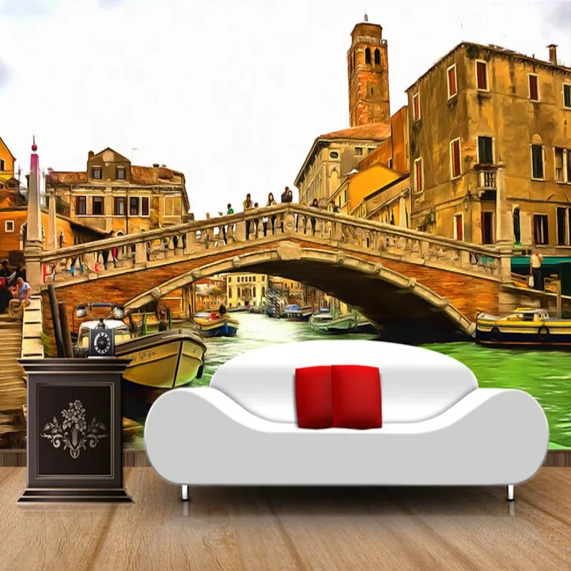 beibehang Custom wallpaper photo Venice landscape for the Living room bedroom hotel background wall waterproof papel de parede