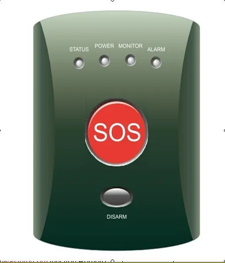 GSM SOS Alarm Button  (433/315,850/900/1800/1900MHZ) Emergency  Alarm  System