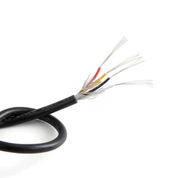 28AWG 4Cores Multicores Shielded Wires Tinned Copper wire Controlled Cable Headphone UL2547 - 2/5/10 Meters