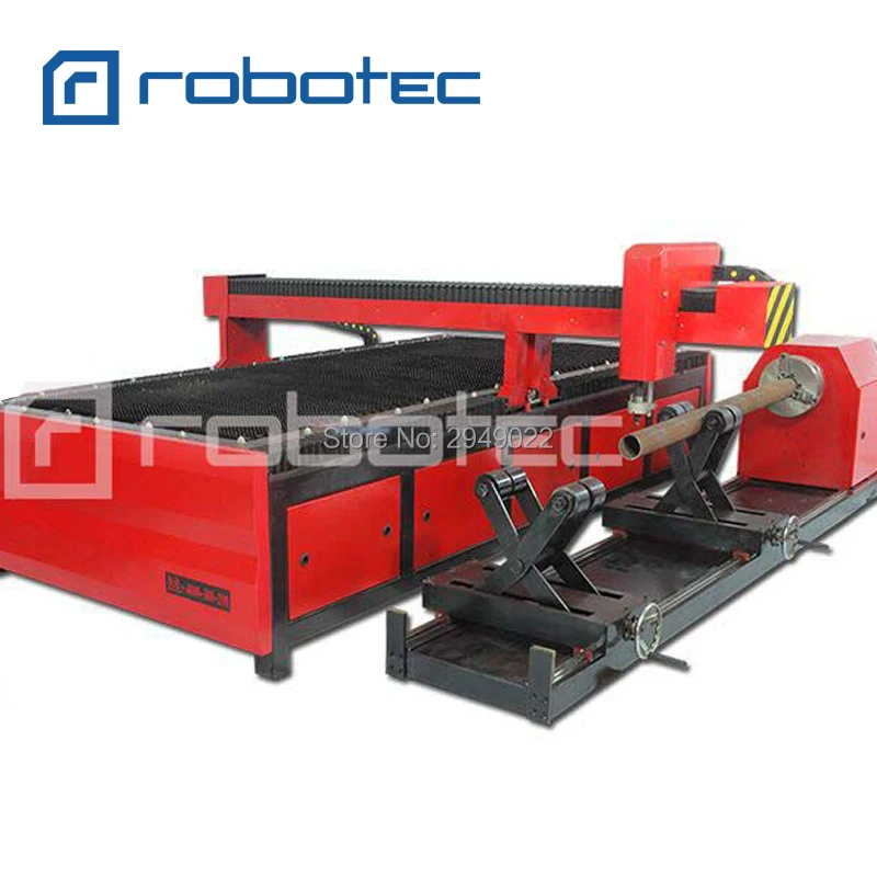 

63A/100A/120A/160A/200A optional power supply cnc plasma cutting machine/1325 1530 metal pipe cutting machine with rotary