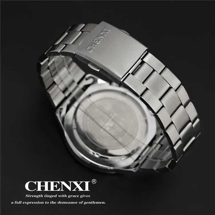 CHENXI Brand Top Original Men Watches Fashion Casual Business Male Wristwatch Stainless Steel Quartz Man Watch Relogio Masculino