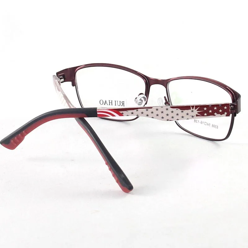 Männer Brille Rahmen Mode Frauen Brillen Rahmen Edelstahl Brille Optische Brillen Marke Brillen TR90 Tempel Design