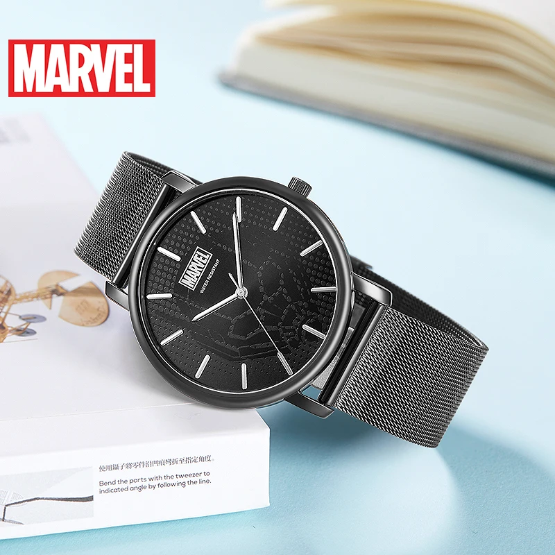 Marvel Avengers men woman slim quartz Watches stainless steel waterproof lovers couple m-9086 Relogio Masculino