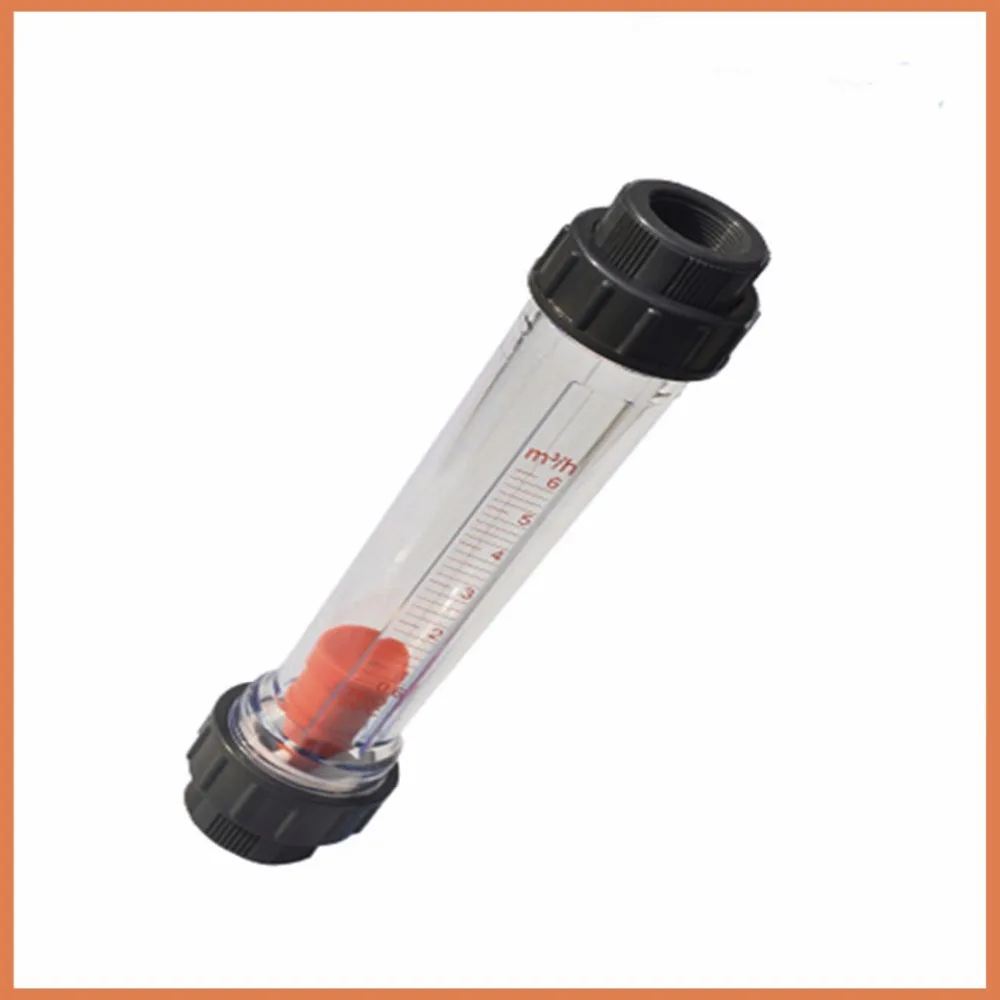 

LZB-15S Plastic Flowmeter Water Rotameter (Short Tube BSP thread Connection) Flow range 10-100L/h,LZB15S Tools Flow Meters